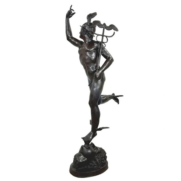 Flying Mercury statue, also known as Mercurio Volante in Italian God